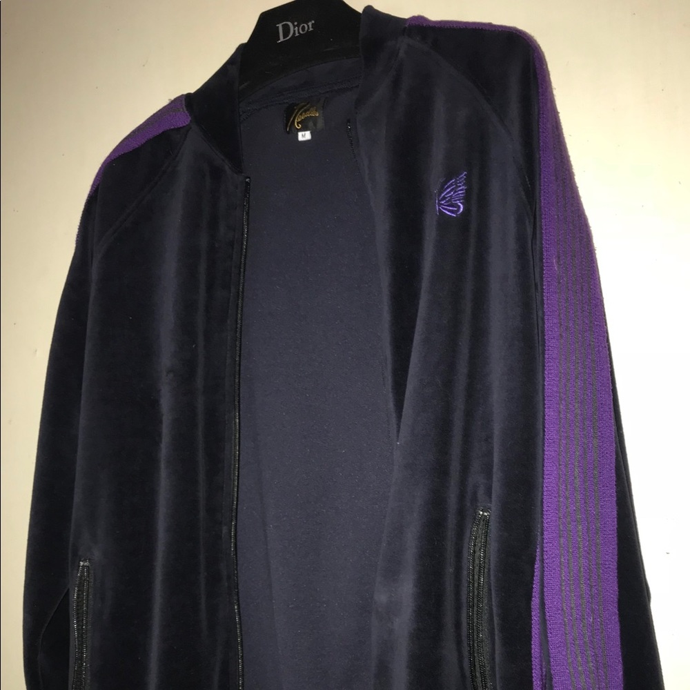 NEEDLES VELOUR TRACK JACKET